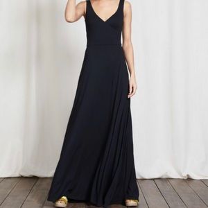 Boden black maxi dress 6L